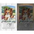 thumbnail image 2 of Caroline's Treasures 7042CNL Papillon A Momma's Love Ceramic Night Light, 6x4x3", multicolor, 2 of 2