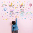 thumbnail image 3 of 3 uds pegatina decorativa para pared TUNC unicornio Arco Iris globo de aire caliente sala de estar dormitorio habitación de los niños, 3 of 5