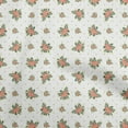 thumbnail image 1 of oneOone Cotton Silk Red Fabric Floral Sewing Material Print Fabric By The Yard 42 Inch Wide, 1 of 4