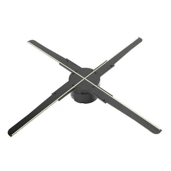 Stereoscopic Hologram Projector Fan, 45cm 1400x510 Wall Hanging Landing Portable Projector Fan With Remote Control, Hologram Fans For Metro, Cinema, Shopping Mall Advertising