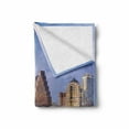 thumbnail image 2 of Modern Soft Flannel Fleece Throw Blanket, Austin Texas American City Bridge over the Lake Skyscrapers USA Downtown Picture, Cozy Plush for Indoor and Outdoor Use, 70" x 90", Multicolor, by Ambesonne, 2 of 6