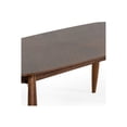 thumbnail image 3 of Benjara 94.5 Inch Beveled Top Rectangular Wooden Dining Table, Walnut, 3 of 5