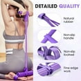 thumbnail image 3 of ABPETE 21 Fitness Resistance Bands-4 Tube Pedal Ankle Puller, 2025 New Stretching Bands for Arm and Leg Workouts, Pedal Resistance Band Sit up Exercise Equipment for Home Workout & Training, 3 of 8