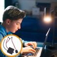 thumbnail image 2 of Miangastore 1 Set Desk Lamp Adapter USB Adapter Professional Table Light Charger (Black), 2 of 9