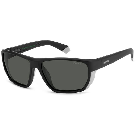 Polaroid - PLD 7057/S, Sports plastic men MATTE BLACK/ GREY POLARIZED