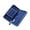 Blue, variant on ABPETE Vintage Leather Fountain Pen Case 3 Divided Slots, Zippered Pen Case Pouch, Handmade Display Holder for Rollerball Pen (Brown)