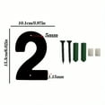 thumbnail image 2 of Metal Door Numbers Home Address Letters Outdoor Metal Mailbox Numbers Durable Numbers And Letters For Home Apartment Hotel Garage Farmhouse High Sign Front Welcome Sign Wooden Pumpkins for Decorating, 2 of 3