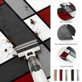 thumbnail image 5 of Area Rugs 5'x7', Modern Geometric Red Black Carpet Runner Indoor Outdoor Rugs Home Decor Aesthetic, Abstract Minimalist Color Blocks Non Slip Mats Washable Accent Rug for Living Room Bedroom, 5 of 8