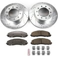 thumbnail image 3 of PowerStop Front Z36 Truck & Tow Carbon-Fiber Ceramic Brake Pad and Drilled and Slotted Rotor Kit Fits: FORD Select Models K8029-36, 3 of 9