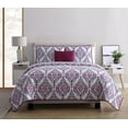 thumbnail image 2 of VCNY Home Lyndon Ogee Quilt Set, Twin/Twin XL, Purple, 2 of 7