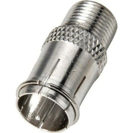 Steren 200-103-25 F Connector Quick-Disconnect Adapter, Silver