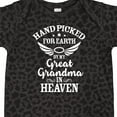thumbnail image 4 of Inktastic Handpicked for Earth by My Great Grandma in Heaven Boys or Girls Baby Bodysuit, 4 of 5