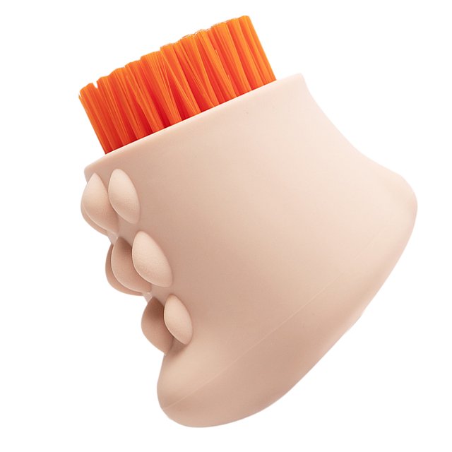 Yuarrent Cepillo de silicona multifunción para la colada, cepillo para limpieza del cabello, cepillos para ropa interior, cepillos para limpieza de Suministros de limpieza para el hogar Rosado Yuarrent HA003244-03