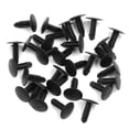 thumbnail image 1 of 30Pcs Remache de Sujeción Plástico Negro 5mm Orificio para Panel de Puerta de Coche, 1 of 1