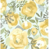 NuWallpaper Peachy Keen Yellow Peel & Stick Wallpaper