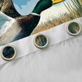thumbnail image 4 of Manfei Rustic Mallardc Black Out Curtains,Lake Lotus Leaf Curtains Pack of 2 (42x63 Each),Country Farmhouse Lodge Bedroom Curtains For Kids,Breathable Home Decor, 4 of 6