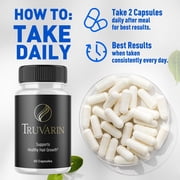 Truvarin Advanced Formula Healthy Hair Support Supplement 60 Capsules