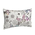 thumbnail image 2 of Daiia Vintage Butterflies Bedding Waterproof Pillow Protector Zippered Queen – Bed Bug Proof Pillow Encasement-14"x20", 2 of 9