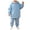 Blue, variant on OJSFQUFP Thickened and Winter Sports Suit for Boys and Girls Casual Pullover Hoodie Long Pants Two Piece Set