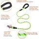 thumbnail image 3 of Correa de nailon para perros ajustable, resistente, reflectante, negra, de alta calidad, 150 cm, para perros grandes o medianos, adecuada para correr, trotar, senderismo (verde) esquí esquí Gafas de esquí, 3 of 5