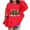 Red, variant on Little Girls Hoodies Christmas Hooded Sweatshirt Long Sleeve Printed Pullover Loose Fit Pullovers Tops Size 7-8T ,Red
