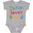 thumbnail image 3 of Inktastic My Nan Loves Me Boys or Girls Baby Bodysuit, 3 of 5