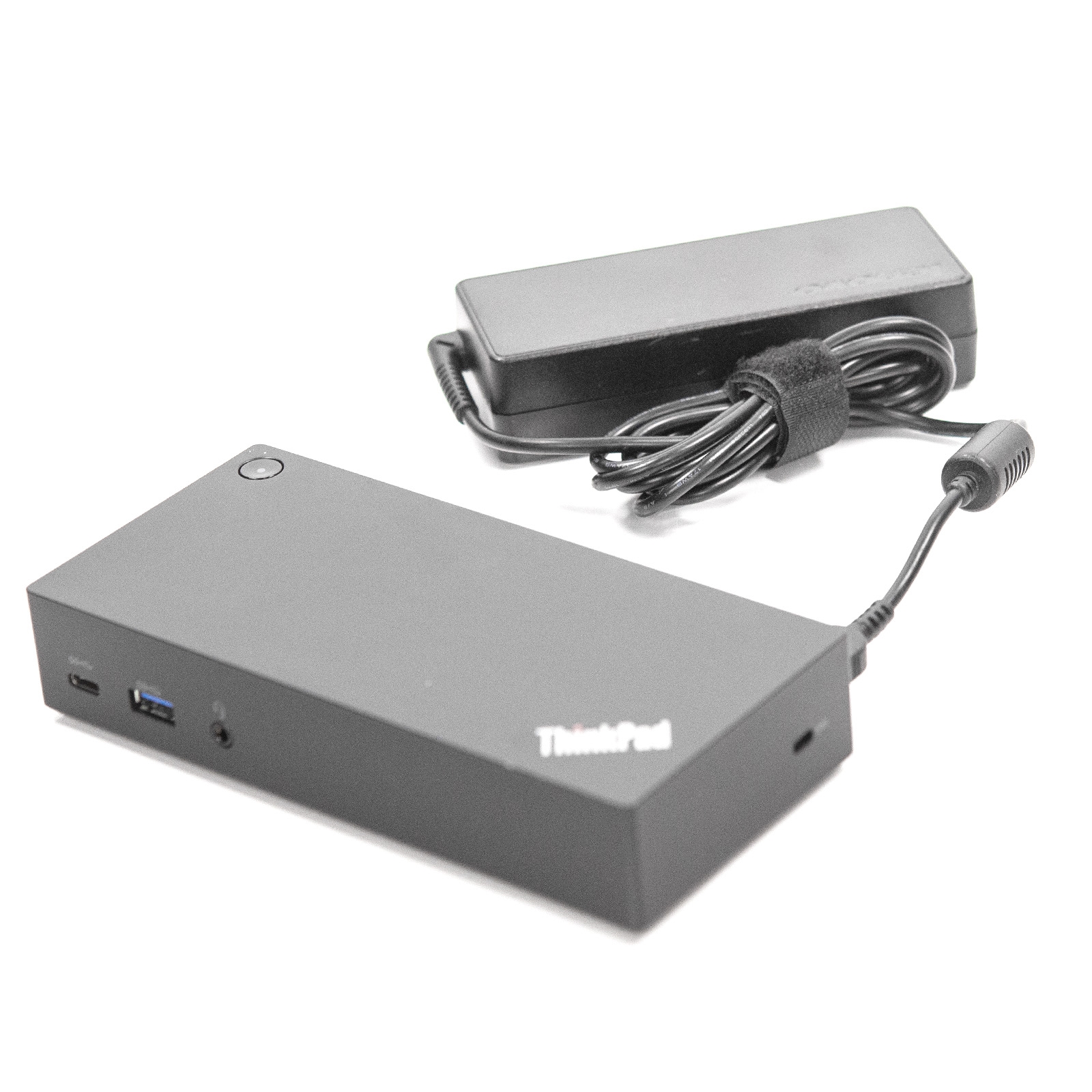 Restored Lenovo ThinkPad USB-C Dock 40A9 DK1633 Laptop Docking Station 40A90090US SD20L36276 03X7194 w/ USB-C Cable & 90w AC Adapter (Refurbished) - image 2 of 8