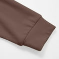 thumbnail image 6 of Womens Coats Rain Windbreaker Loose Fit Rainhiking Hood Blouses,Coffee,M, 6 of 6