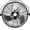 20 in. 1 Pack, variant on 18" Industrial Wall Mount Fan, 4300 CFM 3-Speed High Velocity Wall Fan with Full-enclosed , Heavy Duty Metal Barn Fan for Commercial, Warehouse, Workshop and Garage, UL Listed