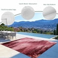 thumbnail image 3 of Pink Mountain Outdoor Rug 3x5 Ft - Reversible Patio Rug Outdoor Camping Rugs, Misty Forest Nature Woodland Pine Tree Landscape Indoor Outdoor Area Rugs, Non-Slip Outdoor Carpet Runner for Deck/Porch, 3 of 8