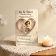 thumbnail image 4 of Sentimental Pocket Hug Gift Card Holder with Engraved Message "Hugged the Gift Card In His Pocket" Emotional Keepsake for Dad Husband Son Brother Grandpa Father Day Christmas Birthday, 4 of 6