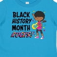 thumbnail image 4 of Inktastic Black History Month Rocks Girl with Guitar Boys or Girls Toddler T-Shirt, 4 of 5
