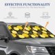 thumbnail image 4 of Balery Geometric Pattern with Bee Parasol para parabrisas de coche de 2 piezas | Parasol plegable para parabrisas delantero de coche para la mayoría de sedanes-Medium, 4 of 6