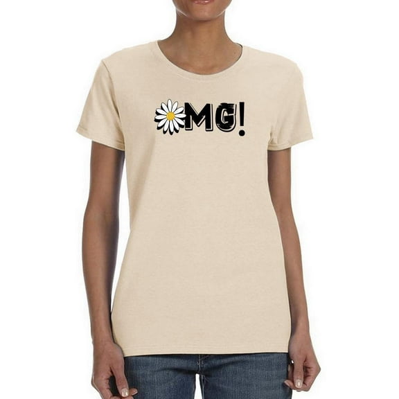 Omg Daisy Yellow T-Shirt Women -Image by Shutterstock, Female Small