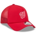 thumbnail image 3 of Men's New Era Red Washington Nationals 2026 Batting Practice Alternate Apex 9FORTY Adjustable Hat, 3 of 5