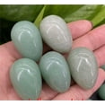 thumbnail image 5 of MATROOY 5pcs Natural Aventurine Egg Quartz Crystal Skull Mineral Crystal Egg Healing Gem, 5 of 9