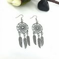 thumbnail image 3 of Opolski Women Fashion Bohemian Dream Catcher Drop Dangle Earring Christmas Gift Jewelry, 3 of 6