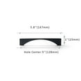thumbnail image 6 of Goo-Ki 6 Pack Cabinet Handles 5"Hole Center Drawer Pulls Matte Black Finish Cabinet Pulls, 6 of 6
