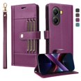 thumbnail image 1 of FOXDOCK Funda tipo Cartera para Xiaomi POCO X7 Pro 5G – Cubierta de Cuero PU con Múltiples Ranuras, Bolsillo para Efectivo y Correa de Muñeca, 1 of 6
