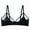 Black, variant on Thin Triangle Bralette Wireless Push Up Lace Mesh Breathable Comfort Bras For Women