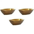 thumbnail image 2 of VeZee's Gold 80oz Oval Shaped Disposable Plastic Serving Luau Bowls to serve Salad, Snack and Food in Elegant Parties , Hotel & Restaurant. 8Ct, 2 of 4