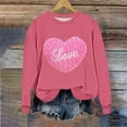 thumbnail image 5 of Fewfanhot Women Clothing Valentine's Sweatshirt for Women Cute Love Heart Shirts Casual Long Sleeve Valentine Tshirt Clothes Tops, 5 of 5