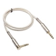 thumbnail image 2 of Cable de sonido auxiliar de 1 pieza Cable de sonido Aux Car Audio Estéreo Cable adecuado para guitarra eléctrica, micrófono, amplificador de potencia, a 100cm, 2 of 8