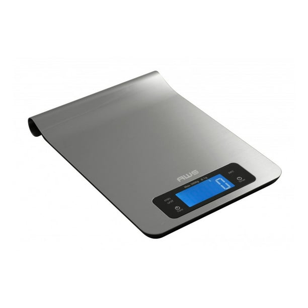 Amrican Weigh Scales Epsilon 11lb Stainless Steel Kitchen Scale Walmart Com Walmart Com