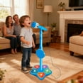 thumbnail image 4 of Microphone pour Enfants avec Support Microphone pour Enfants Machine de Karaoké pour Filles Microphones pour Tout-Petits Microphones pour Chant Musical pour Son pour Enfants, 4 of 4