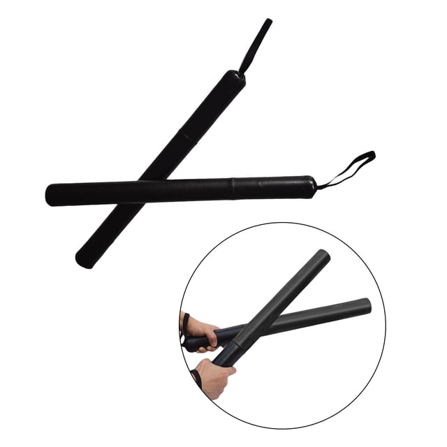 1 par de varillas de entrenamiento de boxeo Durable Punch Foam Clubs Striking Rod Tool para Muay Negro Macarena Varillas de entrenamiento de boxeo