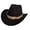 Black, variant on Cowboy Hats for Men Women Cowgirl Hat Wide Brim Felt Hats Western Leather Cowboy Hats for Lover Black One Size
