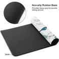 thumbnail image 4 of Japanese White and Blue Wave Mouse Pad 35.4 X 15.7 Inch Crane Hill Red Sun Extended Large Cool Mouse Mat Non-Slip Rubber Base Mousepad with Stitched Edges Waterproof Desk Pad for Gaming&Home Office,XL, 4 of 6