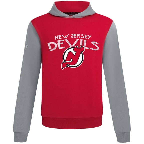 Men's Levelwear  Red/Gray New Jersey Devils Ultimate Mission Pullover Hoodie