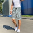 thumbnail image 4 of Haiem Pirate Adventure Map Men's Pajama Short with Soft Woven Cotton Elastic Waistband Sleep Short-Large, 4 of 9